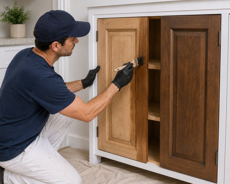 Kitchen Cupboard Refinishing in Lafayette, IN