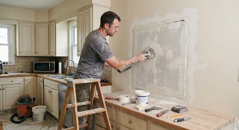 Kitchen Drywall Repair in Wilmington, NC