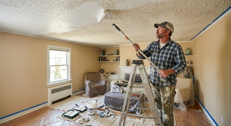 Popcorn Ceiling Painting in Wilmington, NC