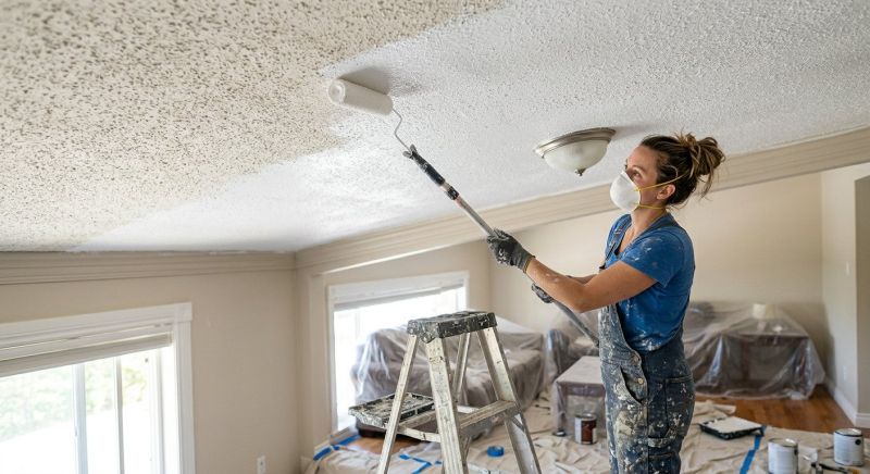 Popcorn Ceiling Painting in Kansas City, KS