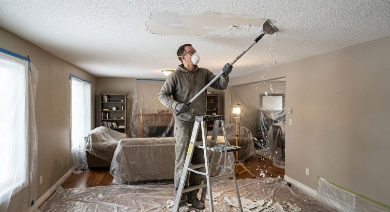 Popcorn Ceiling Scraping in Waco, TX