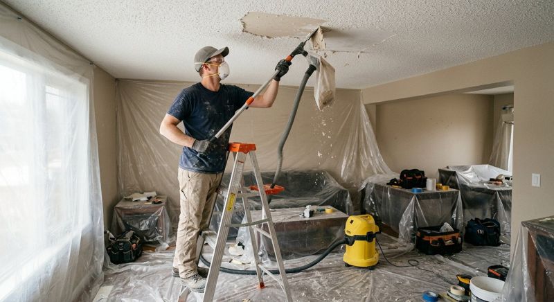 Popcorn Ceiling Smoothing in Waco, TX