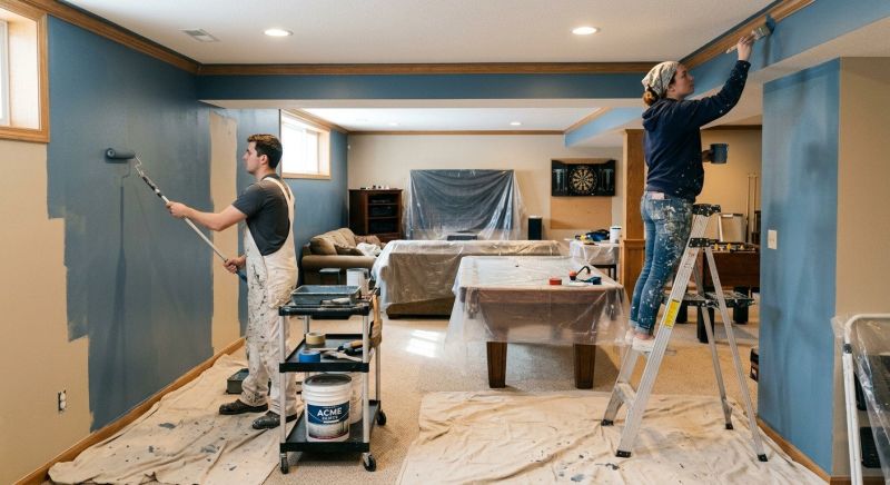 Rec Room Painting in Wilmington, NC