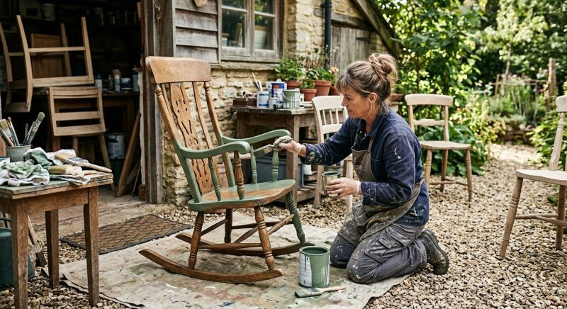 Rocking Chair Painting in Waco, TX