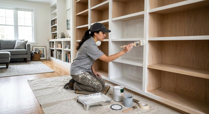 Shelf Painting in Waco, TX