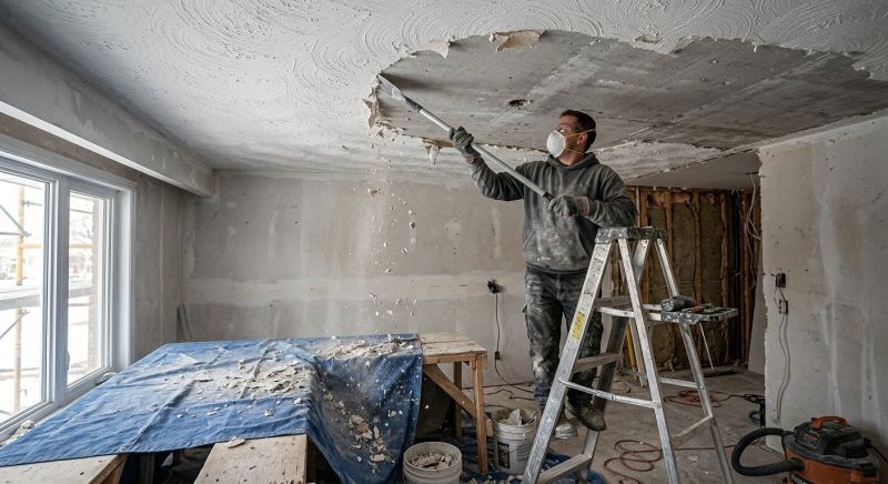 Stipple Ceiling Removal in Waco, TX