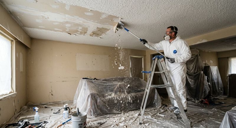 Swirled Ceiling Removal in Waco, TX