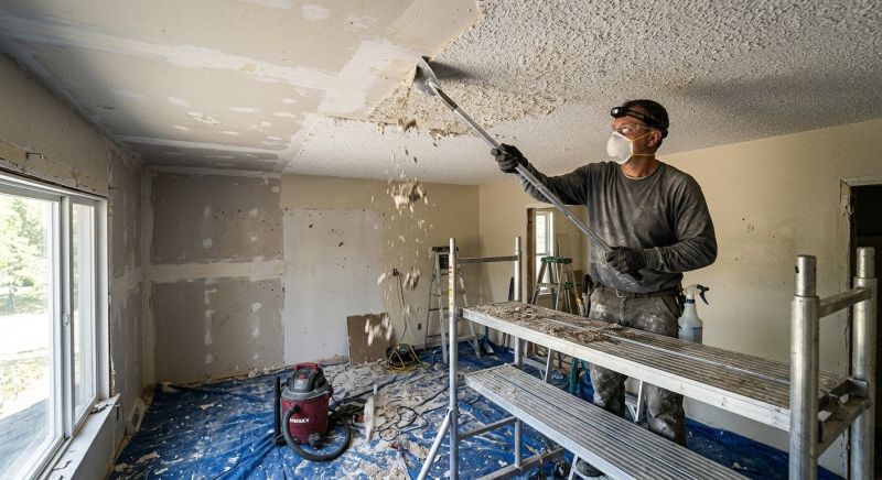 Textured Ceiling Removal in Waco, TX