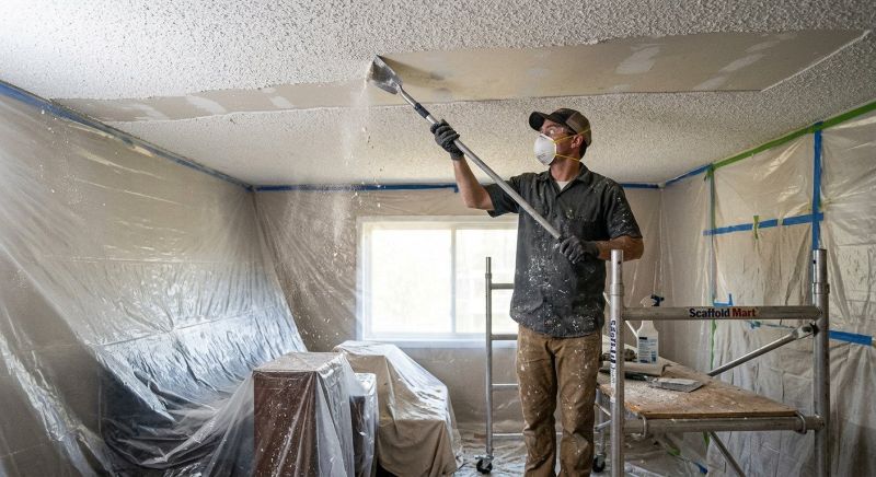 Textured Ceiling Scraping in Waco, TX