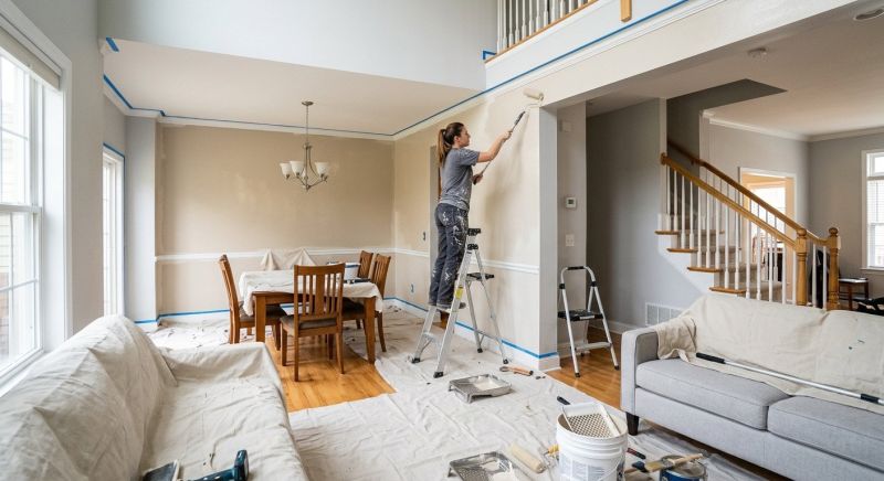 Townhouse Interior Painting in Kansas City, KS
