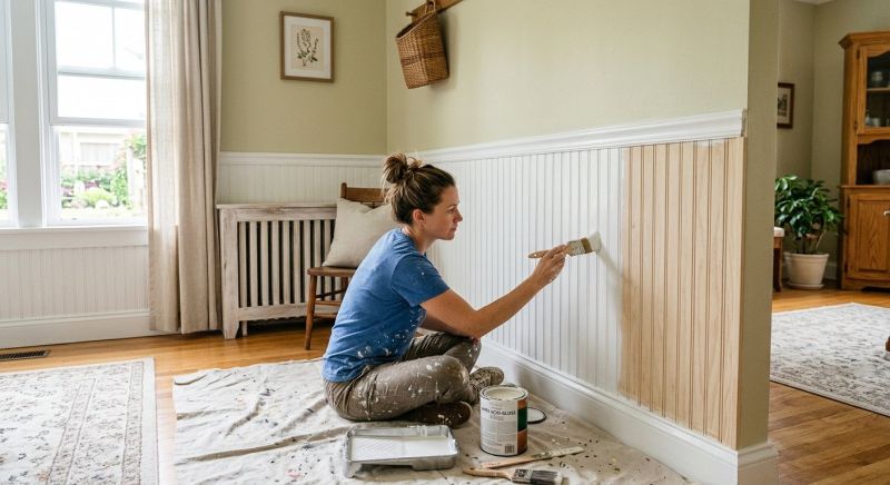 Wainscoting Painting in Waco, TX