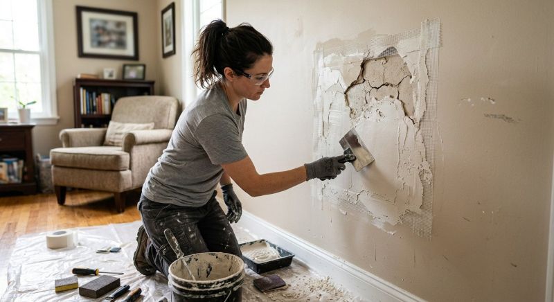 Wallboard Repair in Wilmington, NC