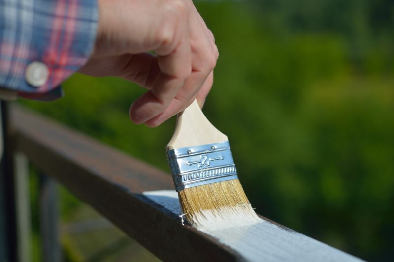 Wood Handrail Staining in Waco, TX
