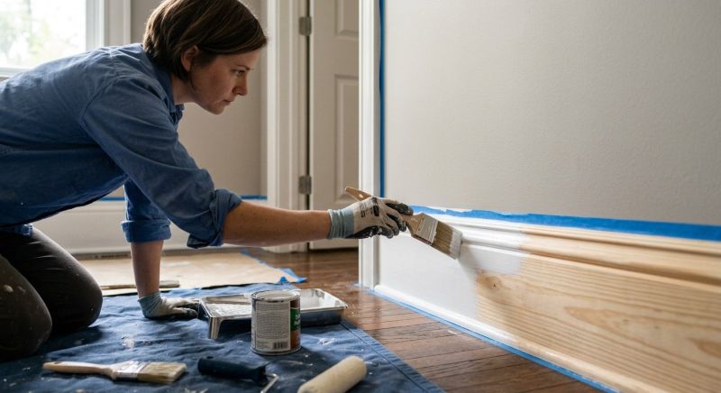 Woodwork Painting in Wilmington, NC